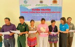 Hơn 500 hội viên, phụ nữ và nhân dân xã biên giới được tuyên truyền phòng, chống mua bán người