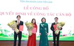 TAND tối cao công bố các quyết định bổ nhiệm lãnh đạo Báo Công lý và Tạp chí Tòa án nhân dân