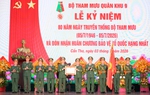 Bộ Tham mưu Quân khu 9 đón nhận Huân chương Bảo vệ Tổ quốc hạng Nhất