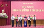 Tỉnh ủy Cao Bằng công bố các quyết định về công tác cán bộ