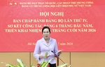 Đảng ủy TƯ Hội LHPN Việt Nam: Quyết tâm bứt phá và nâng cao chất lượng công tác nửa cuối năm 2026