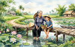 Truyện ngắn: Bóng trăng dưới chân cầu ao