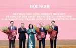 Chỉ định 3 Phó Bí thư chuyên trách Đảng ủy Mặt trận Tổ quốc, các đoàn thể Trung ương