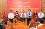 Lai Châu công bố các quyết định về công tác tổ chức bộ máy và cán bộ