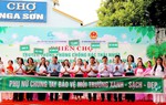 Phụ nữ Thanh Hóa thực hiện nếp sống xanh từ "Phiên chợ truyền thông phòng, chống rác thải nhựa"
