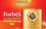 HDBank tiếp tục vào Top 50 Forbes Việt Nam trong bước chuyển lớn của thị trường vốn