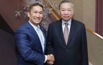 Tổng Bí thư, Chủ tịch nước Tô Lâm tiếp Quyền Bộ trưởng Hải quân Hoa Kỳ