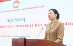 Cơ quan UBTƯ MTTQ Việt Nam tổ chức Hội nghị phản biện xã hội đối với dự thảo Luật đất đai (sửa đổi)