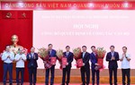 Đảng ủy Mặt trận Tổ quốc, các đoàn thể Trung ương công bố Quyết định về công tác cán bộ