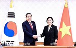 Chủ tịch Quốc hội Trần Thanh Mẫn hội kiến Thủ tướng Hàn Quốc