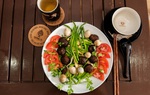Thưởng mâm cỗ chay ngày rằm - mùng 1