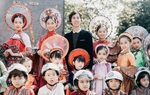 Ngắm màn trình diễn áo dài cực yêu của dàn mẫu nhí Học viện Nghệ thuật Happy Life