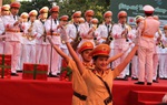 Những hình ảnh đẹp của Đoàn Nghi lễ Bộ Công an biểu diễn tại Ngày hội Mottainai 2019