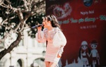 Quán quân Sao Mai 2017 Thu Thủy “thắp lửa” Ngày hội Mottainai