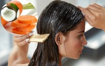 Làm dầu xả cà rốt và nước cốt dừa ngăn ngừa tóc rụng