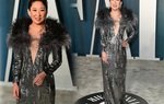 Minh tinh Hollywood Sandra Oh xuất hiện với váy của NTK Công Trí trên thảm đỏ