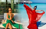 Học Đoan Trang diện váy lụa màu sắc, chị em sẽ luôn ngọt ngào và bay bổng