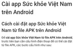 Ra mắt trang điện tử và app về dịch bệnh do virus corona