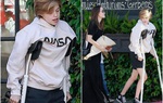 Con gái nam tính của Angelina Jolie trải qua cuộc đại phẫu thuật, mặt gầy sọp, hốc hác
