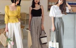 Loạt công thức diện quần ống rộng đi chơi cuối tuần xinh xắn và thoải mái cho các nàng