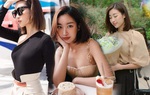 Quen thanh lịch, hình ảnh Đỗ Mỹ Linh diện áo hai dây trẻ trung làm fans thích thú