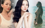 Hot-mom hai con dáng bốc lửa vẫn khiêm tốn bảo cần giảm cân
