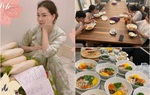 Sau 16 năm kín tiếng, Hoa hậu Nguyễn Thị Huyền bất ngờ chăm khoe tài nấu ăn cho cả đàn con