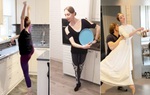 Các ngôi sao ballet nhảy múa cùng vật dụng nhà bếp