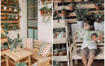 Mẹ Hà Nội cải tạo “chuồng cọp” 6m2 thành ban công ngập sắc, chỉ mất 10 triệu