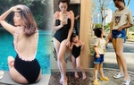 Mẹ 3 con vẫn mặc gợi cảm trẻ trung như gái 18, Hải Băng chẳng ngán đụng hàng Lan Khuê