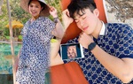 Khi “công chúa béo” mặc bộ đồ lanh bình dân, Duy Mạnh diện hẳn áo Gucci 26 triệu đồng