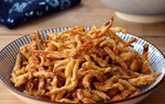 Nấm đùi gà tẩm bột: Ăn chơi cũng được mà ăn chính càng ngon