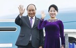 Thủ tướng Nguyễn Xuân Phúc và Phu nhân lên đường tham dự Hội nghị Cấp cao ASEAN