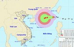 Bão số 6 đổ bộ vào Biển Đông với tốc độ mạnh