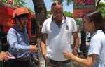 Cháy nhà nghỉ, du khách nước ngoài dũng cảm cứu 2 em nhỏ thoát hiểm