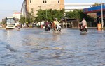 Triều cường dâng cao bất thường gây ngập úng nhiều nơi ở Bạc Liêu