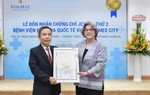 Vinmec Times City nhận chứng chỉ chất lượng quốc tế JCI lần 2