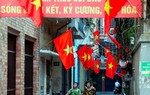 Cờ Tổ quốc đỏ rực khắp phố phường mừng Quốc khánh 2/9