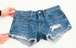 Quần short cá tính từ quần jean cũ