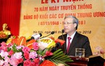 Kỷ niệm 70 năm Ngày truyền thống Đảng bộ Khối các cơ quan Trung ương
