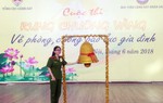 Nữ sinh xuất sắc giành quán quân cuộc thi phòng chống bạo lực gia đình