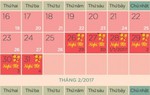 Thủ tướng đồng ý với phương án nghỉ Tết Âm lịch 7 ngày