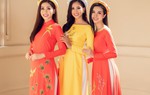 Hoa hậu Tiểu Vy, Phương Nga, Thúy An hóa nàng xuân rạng rỡ đón Tết