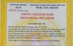 Điều kiện, thủ tục để được cấp chứng chỉ hành nghề khám, chữa bệnh 