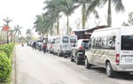 Các phương tiện đi như thế nào trong lễ khai ấn Đền Trần?