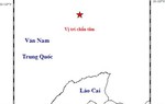 Xuất hiện một trận động đất gần biên giới Việt Nam-Trung Quốc