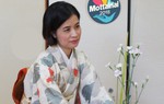 Nghệ nhân Nguyễn Thanh Tú tặng Mottainai 100 cuốn sách Ikebana