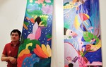 Triển lãm chưa khai mạc, tranh của nghệ sĩ tự kỷ đã được mua