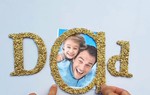 Làm khung ảnh gạo dễ thương tặng Ngày của Cha 