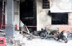 2 bố con tử vong trong vụ hỏa hoạn tại cửa hàng sửa chữa điện tử